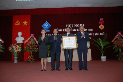 OSC Vietnam – 2011 Business Review and Reception of Second Class Labor Medal