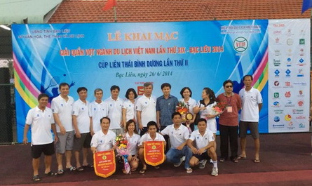 Giải Quần vợt ngành  Du lịch Việt Nam lần thứ XIX - Bạc Liêu 2014