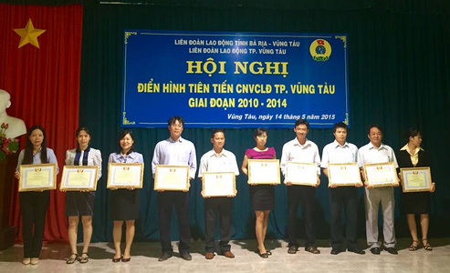 OSC Việt Nam tham dự Hội nghị điển hình tiên tiến thành phố Vũng Tàu lần thứ IV, năm 2015